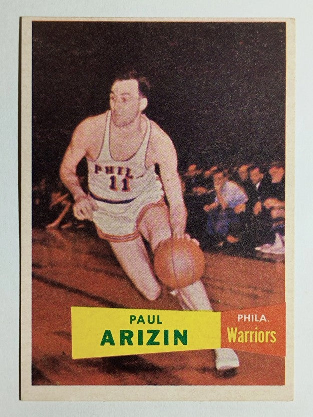 1957-58 Topps #10 Paul Arizin RC (EXMT)