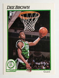 1991-92 Hoops #10 Dee Brown