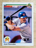 1990 Upper Deck #72 Juan Gonzalez RC