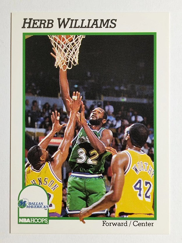 1991-92 Hoops #50 Herb Williams