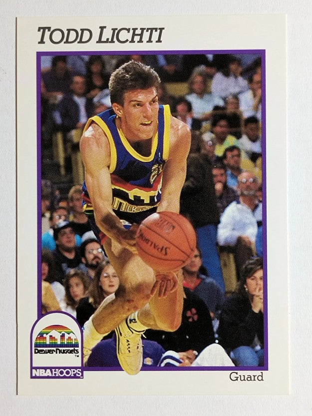1991-92 Hoops #54 Todd Lichti