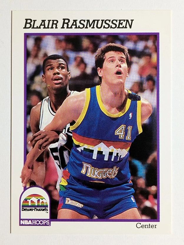 1991-92 Hoops #55 Blair Rasmussen