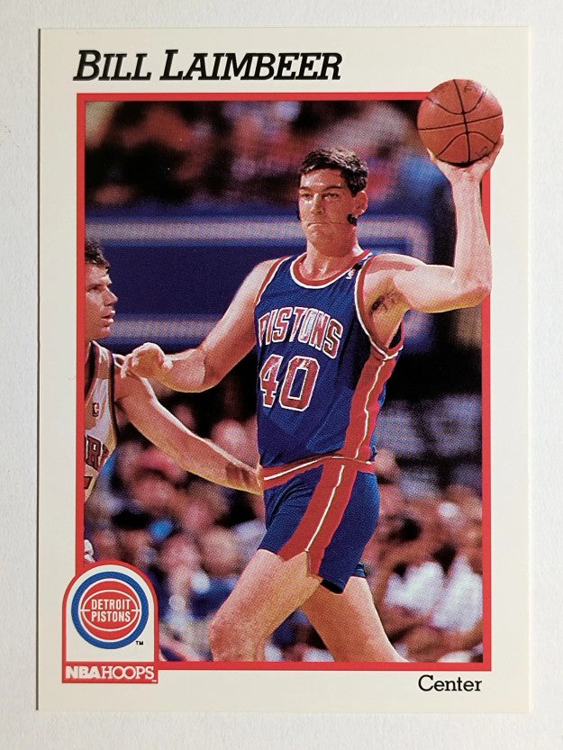 1991-92 Hoops #63 Bill Laimbeer