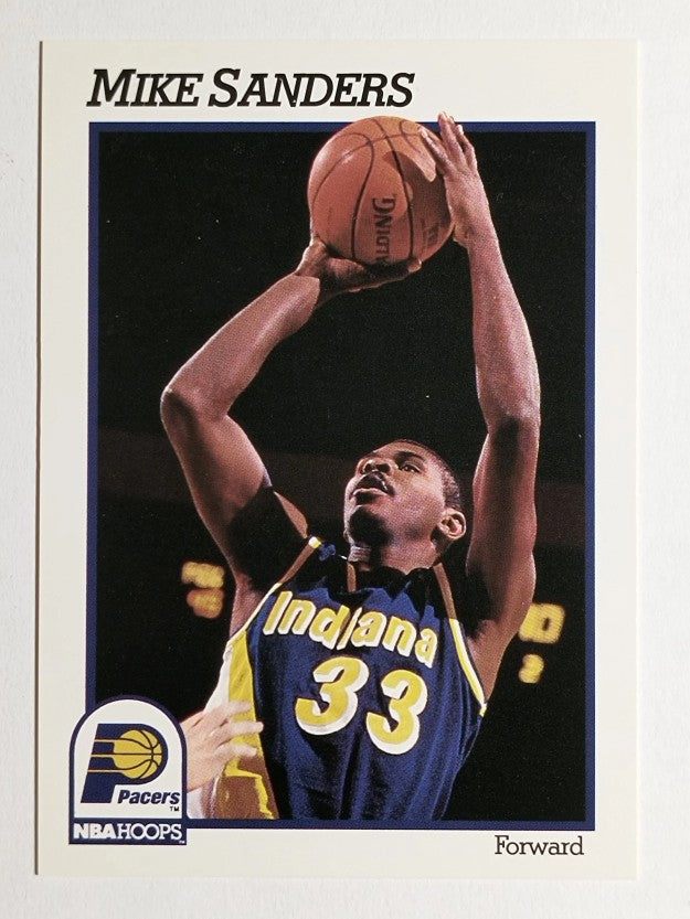 1991-92 Hoops #86 Mike Sanders