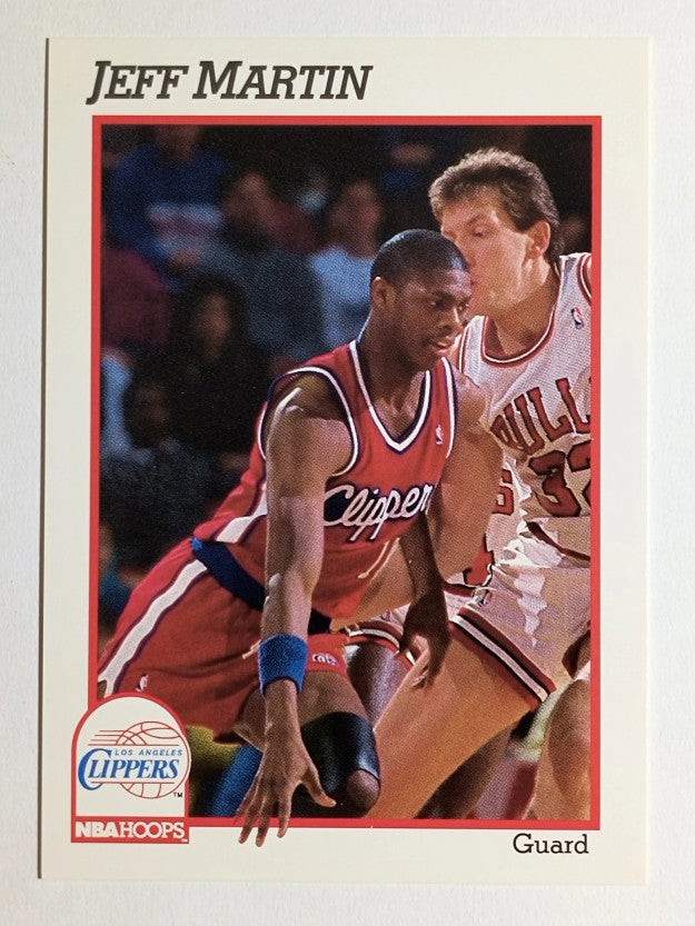 1991-92 Hoops #95 Jeff Martin