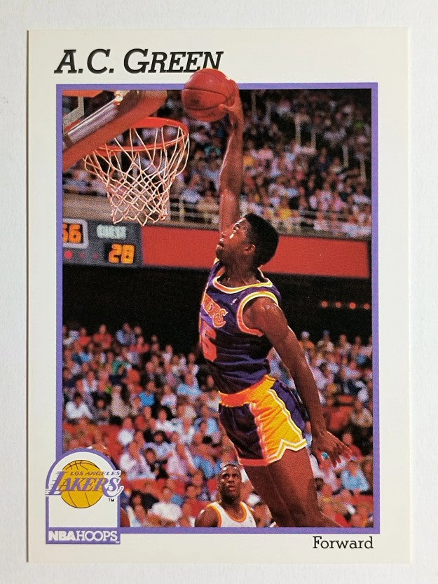 1991-92 Hoops #100 A.C. Green