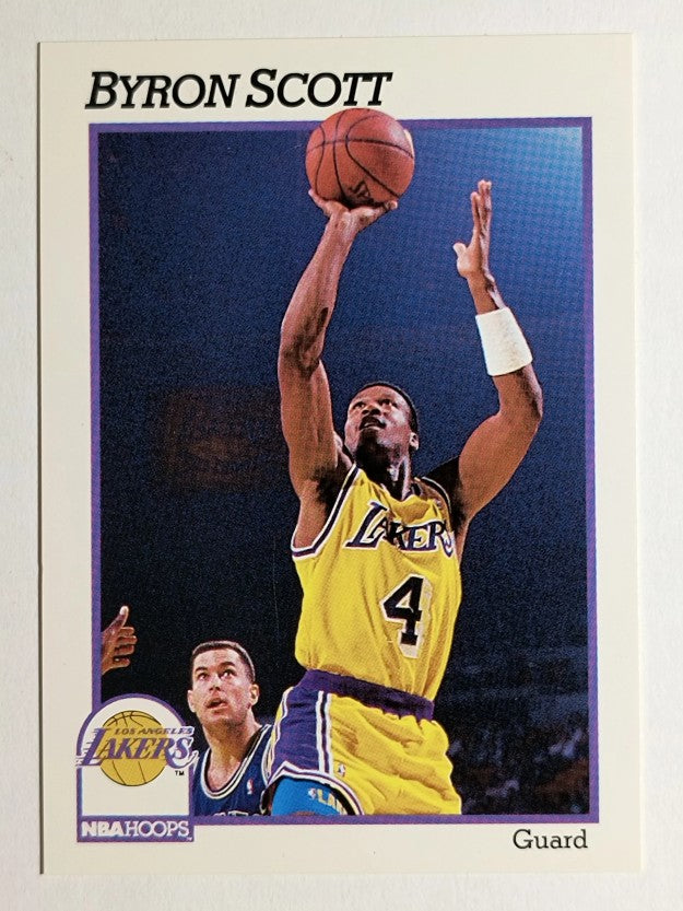 1991-92 Hoops #103 Byron Scott