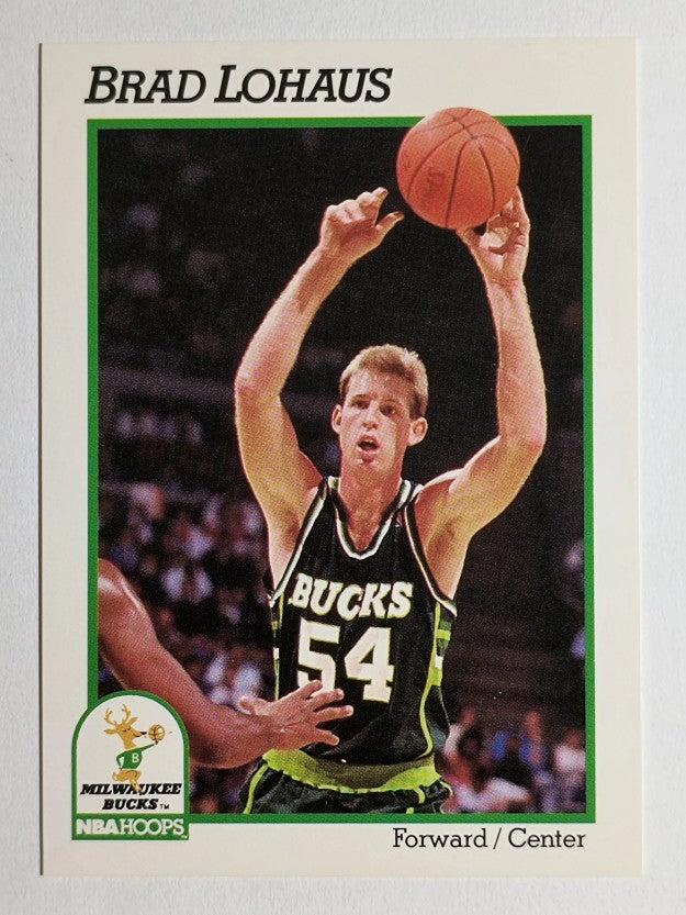 1991-92 Hoops #118 Brad Lohaus