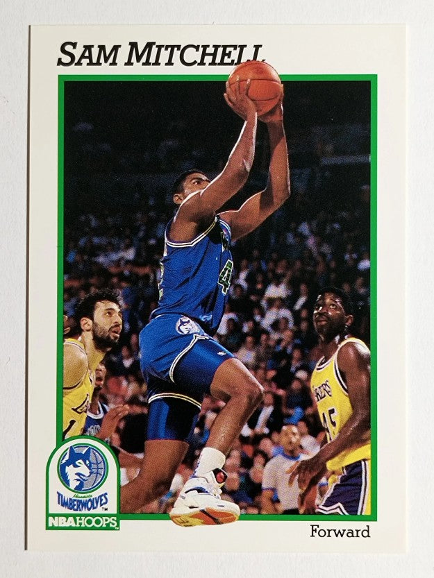 1991-92 Hoops #127 Sam Mitchell