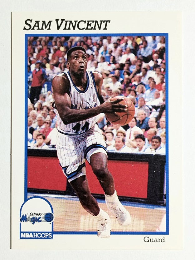 1991-92 Hoops #154 Sam Vincent