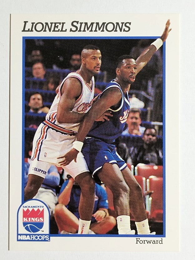 1991-92 Hoops #185 Lionel Simmons