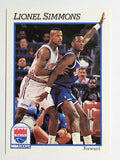 1991-92 Hoops #185 Lionel Simmons