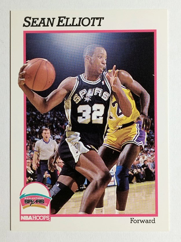 1991-92 Hoops #190 Sean Elliott