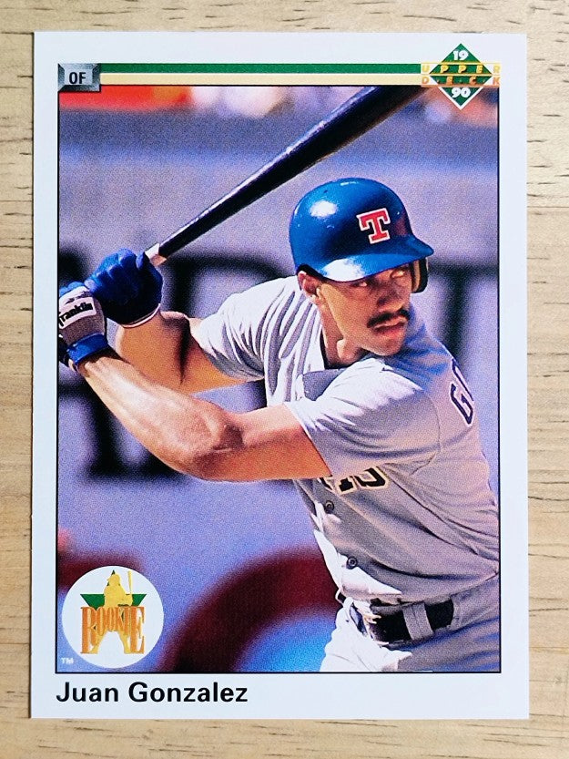 1990 Upper Deck #72 Juan Gonzalez RC