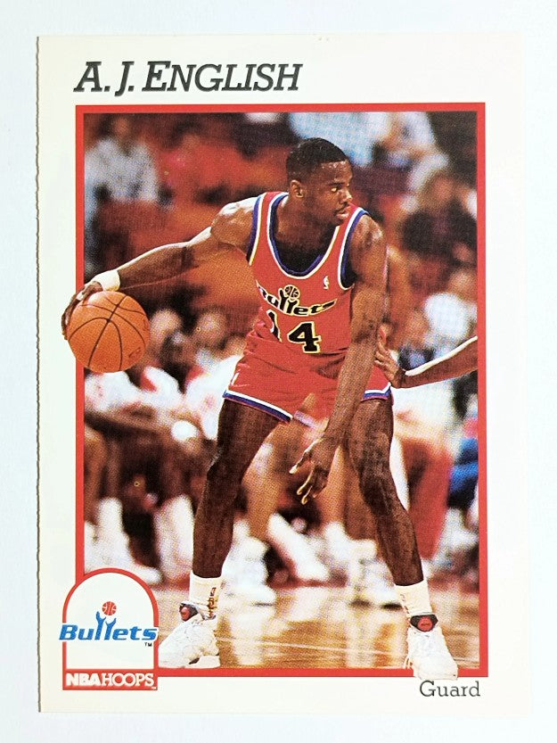1991-92 Hoops #215 A.J. English