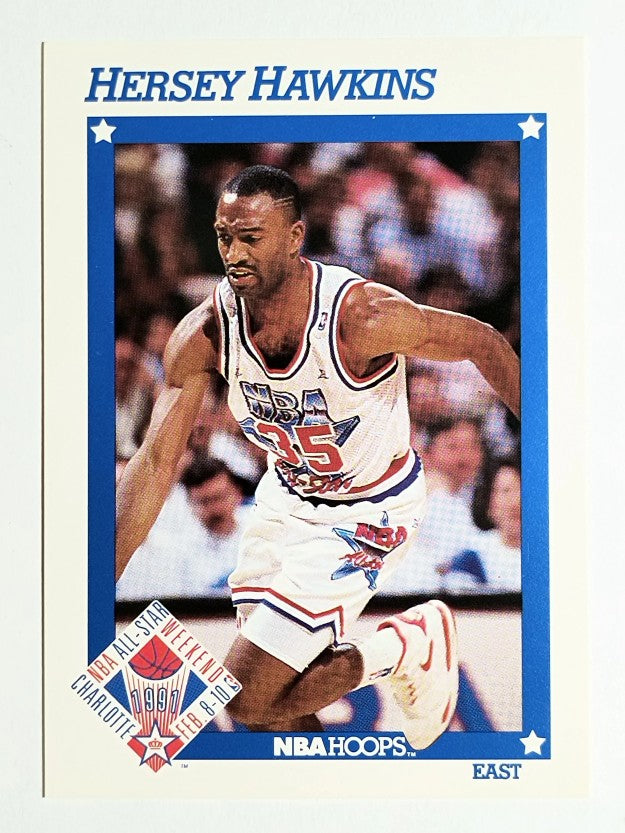 1991-92 Hoops #252 Hersey Hawkins AS
