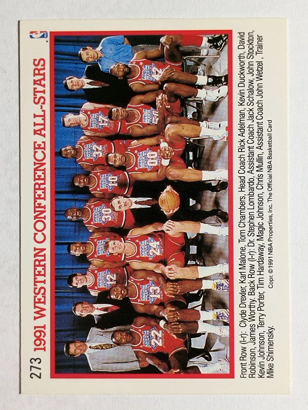 1991-92 Hoops #273 Rick Adelman CO AS