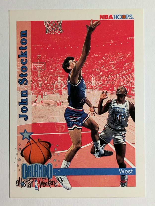1992-93 Hoops #316 John Stockton AS