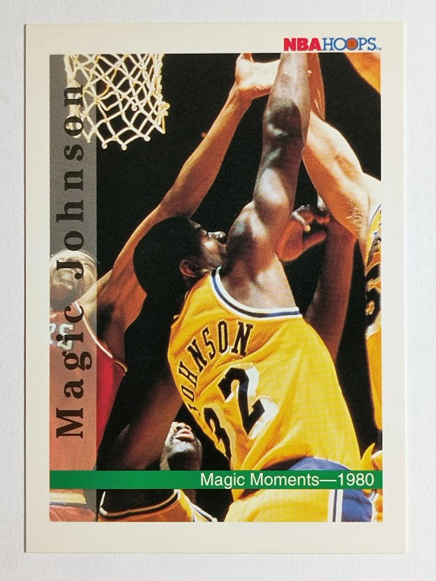 1992-93 Hoops #328 Magic Moments 1980