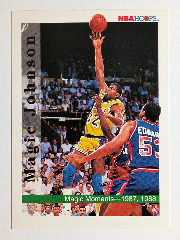 1992-93 Hoops #330 Magic Moments 87 and 88