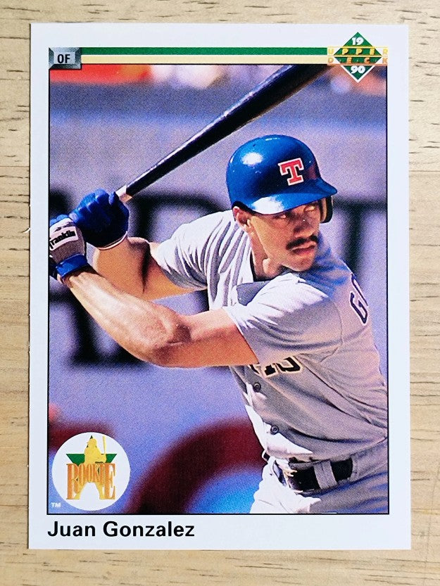 1990 Upper Deck #72 Juan Gonzalez RC
