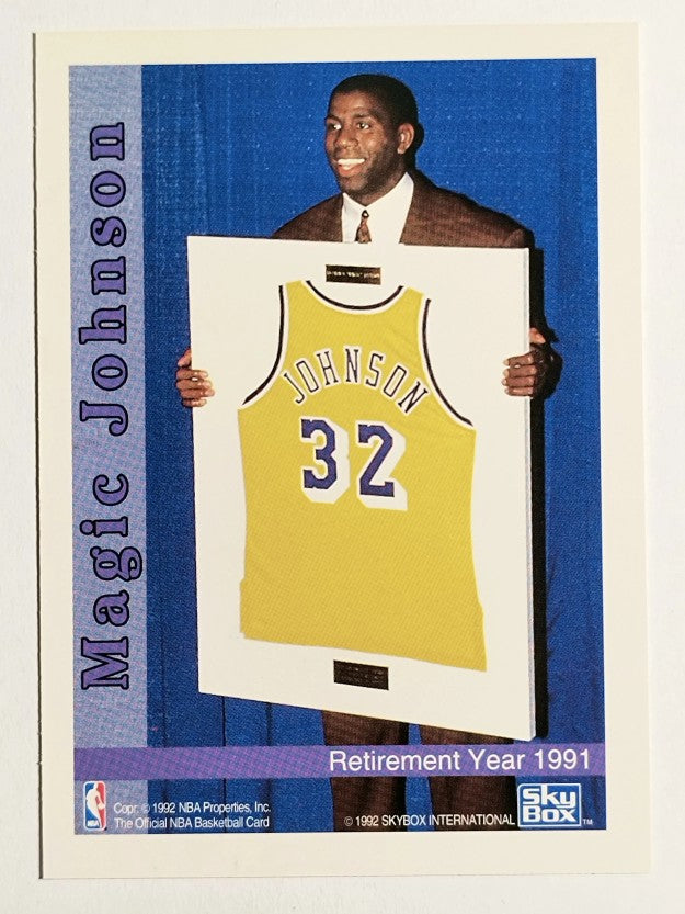 1992-93 Hoops #NNO Magic Johnson Comm