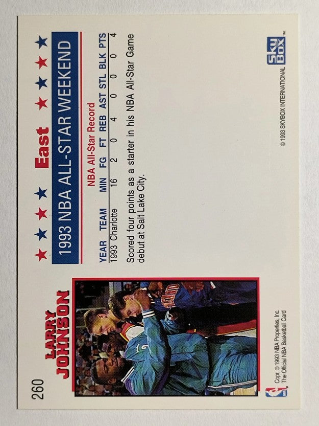 1993-94 Hoops #260 Larry Johnson AS