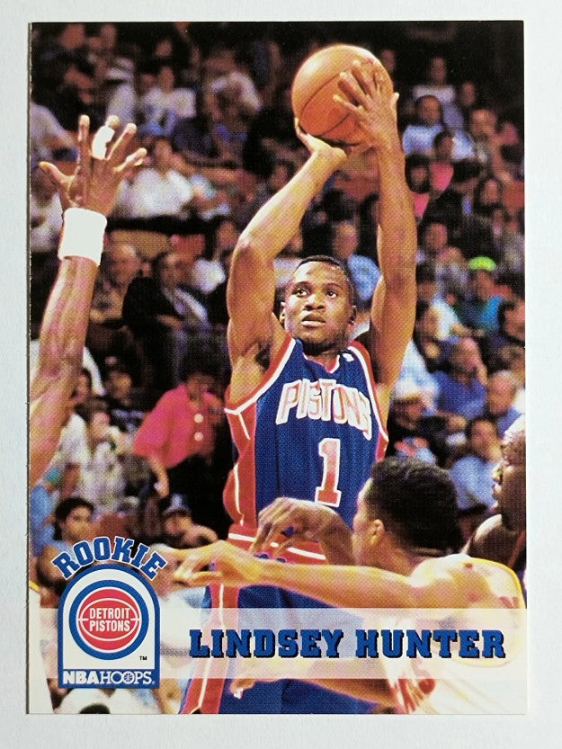 1993-94 Hoops #333 Lindsey Hunter RC