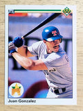 1990 Upper Deck #72 Juan Gonzalez RC