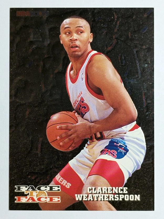 1993-94 Hoops Face to Face #6 Clarence Weatherspoon/Charles Barkley (NM)