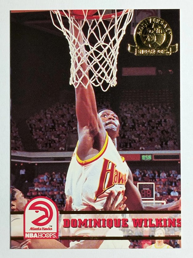 1993-94 Hoops Fifth Anniversary Gold #7 Dominique Wilkins