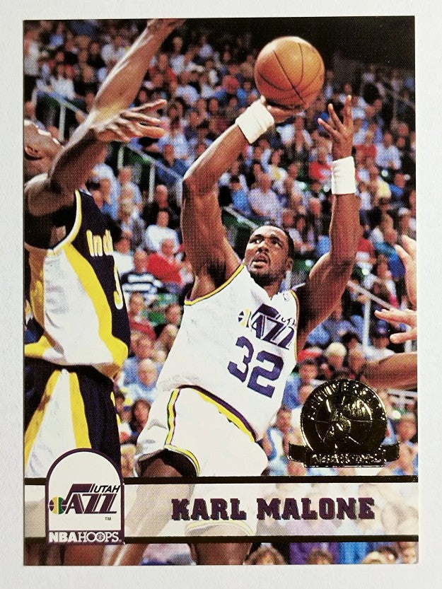 1993-94 Hoops Fifth Anniversary Gold #218 Karl Malone (NM)
