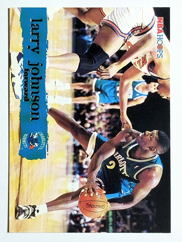1995-96 Hoops #18 Larry Johnson