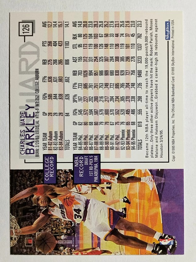1995-96 Hoops #126 Charles Barkley