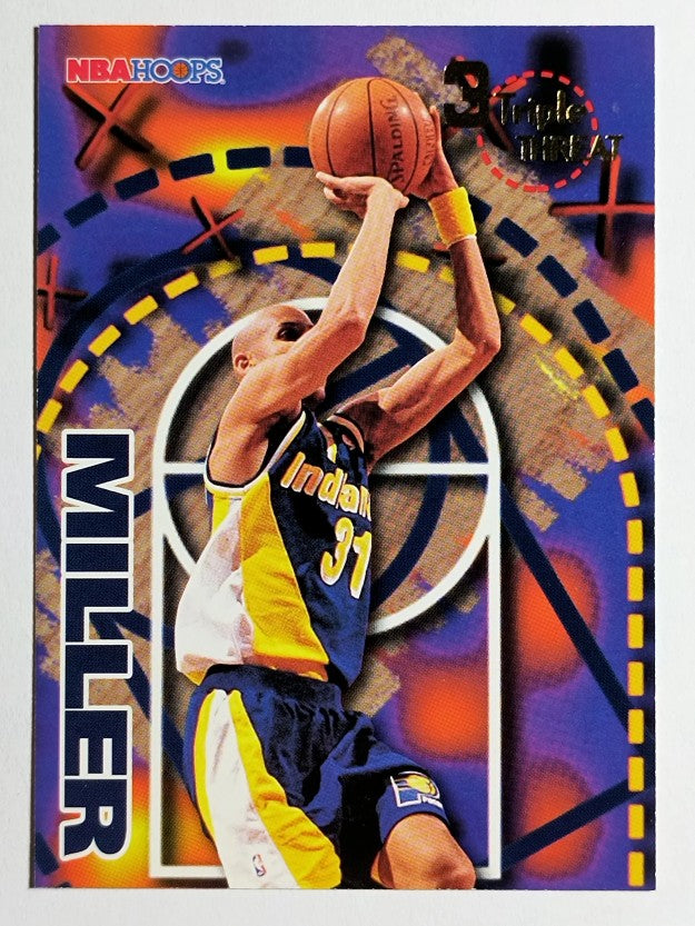 1995-96 Hoops #245 Reggie Miller TT