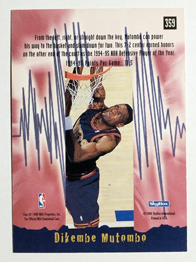 1995-96 Hoops #359 Dikembe Mutombo ES