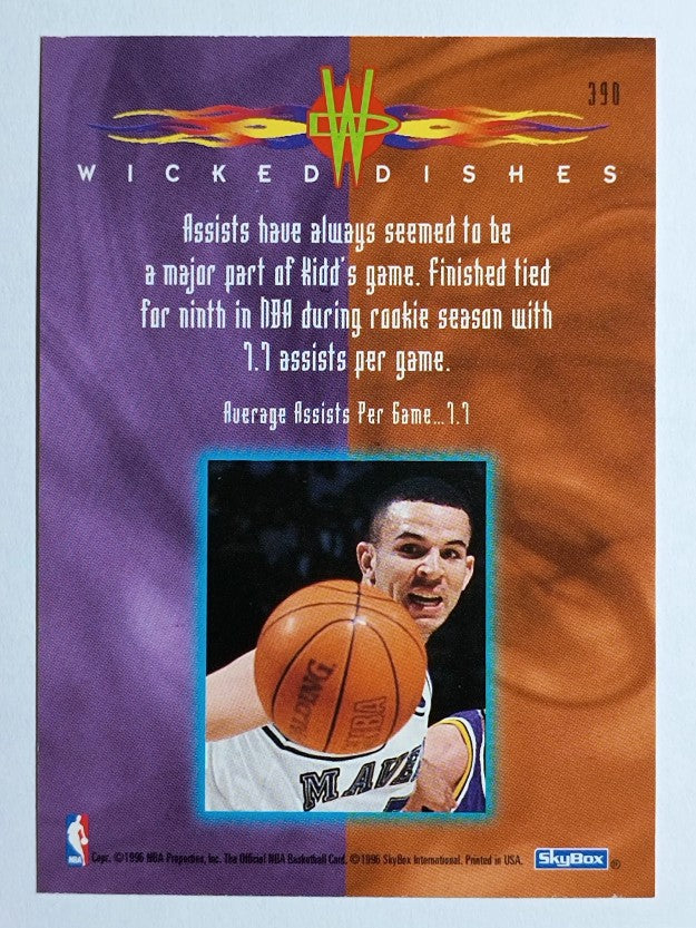 1995-96 Hoops #390 Jason Kidd WD