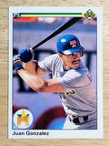 1990 Upper Deck #72 Juan Gonzalez RC