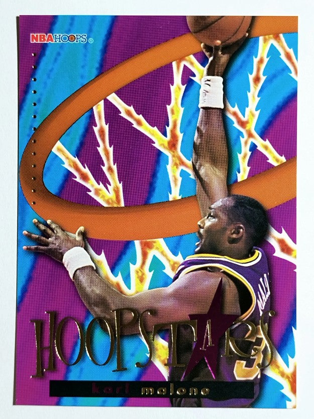 1995-96 Hoops HoopStars #HS10 Karl Malone