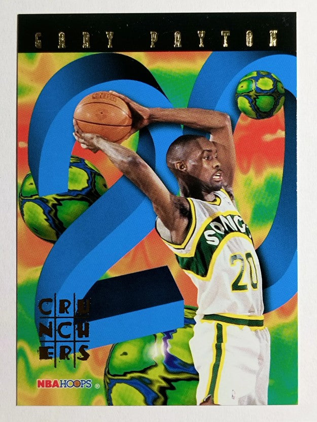 1995-96 Hoops Number Crunchers #13 Gary Payton