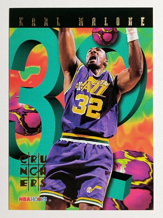 1995-96 Hoops Number Crunchers #17 Karl Malone