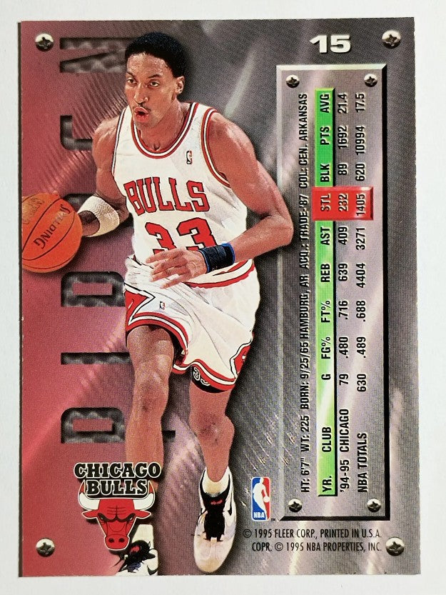 1995-96 Metal #15 Scottie Pippen