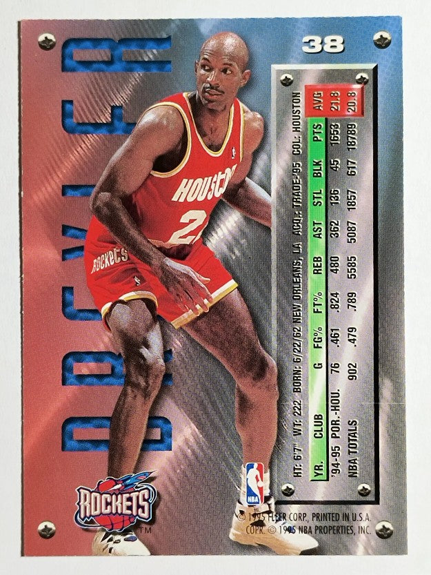 1995-96 Metal #38 Clyde Drexler