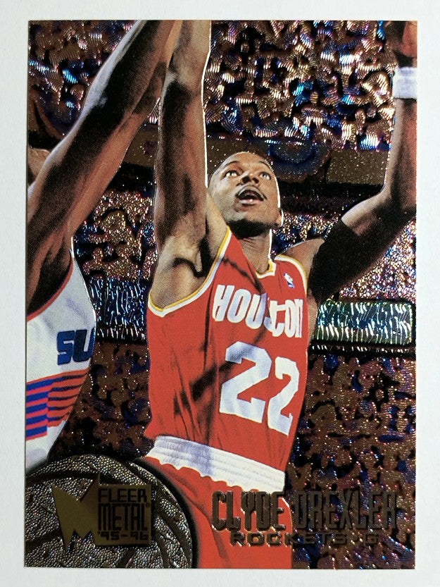 1995-96 Metal #38 Clyde Drexler