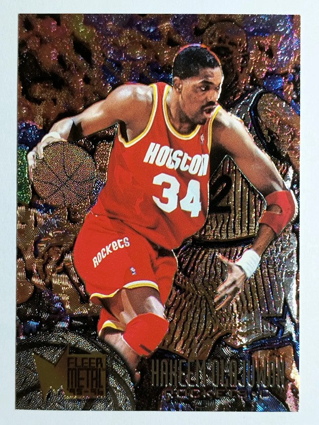 1995-96 Metal #40 Hakeem Olajuwon
