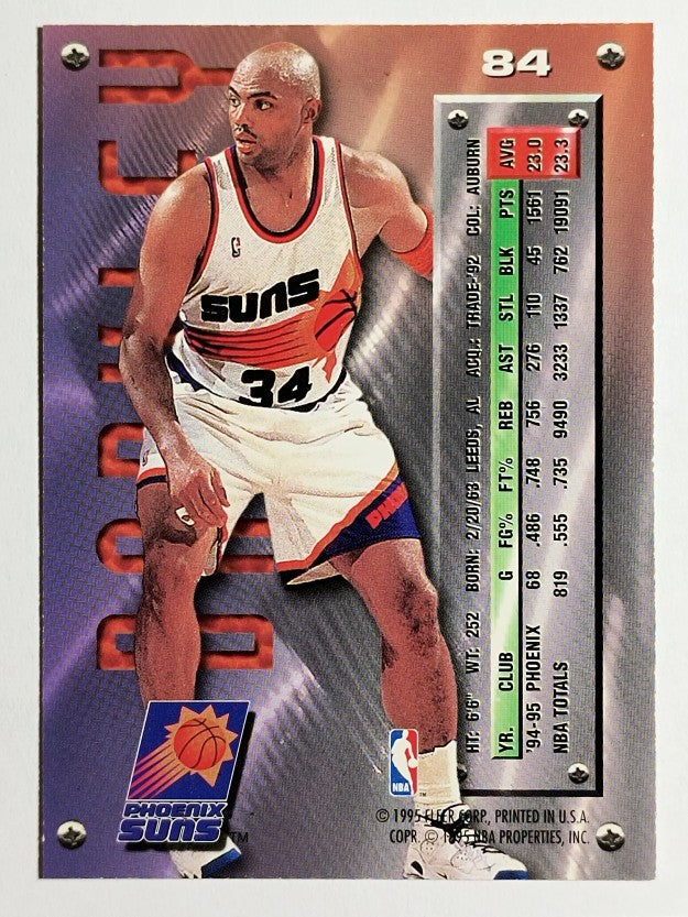 1995-96 Metal #84 Charles Barkley