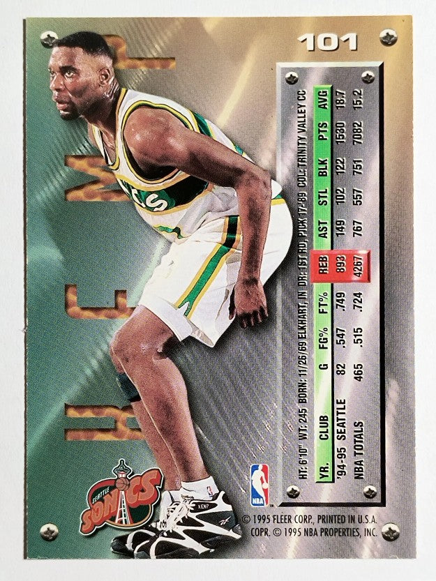 1995-96 Metal #101 Shawn Kemp