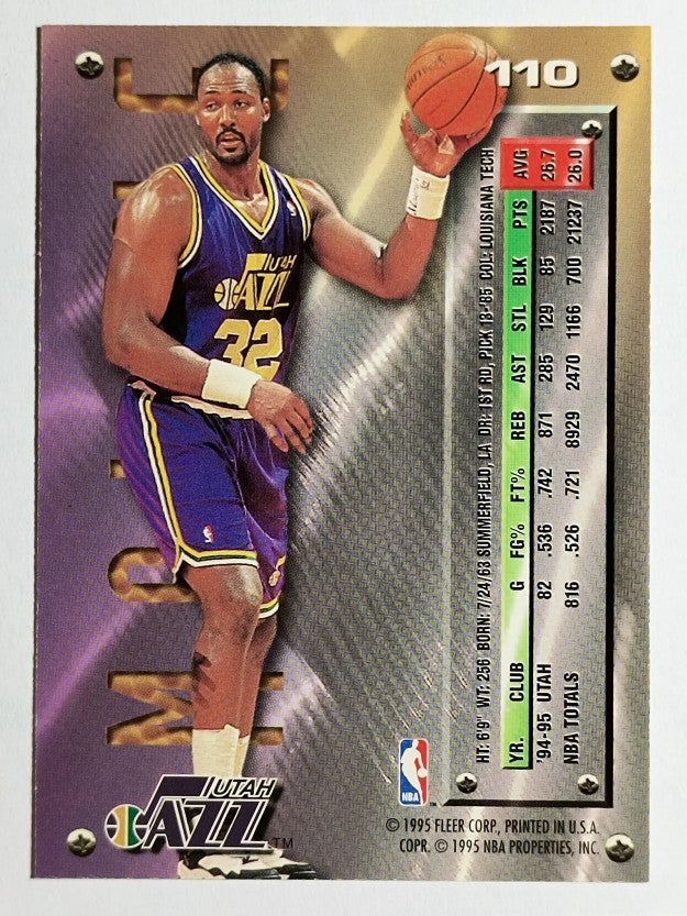1995-96 Metal #110 Karl Malone