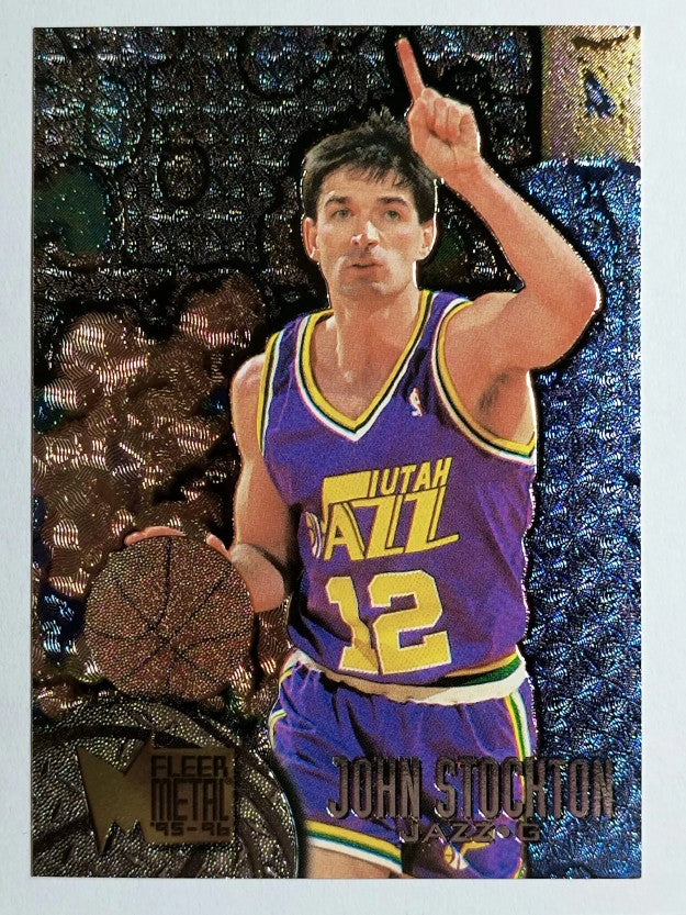 1995-96 Metal #111 John Stockton