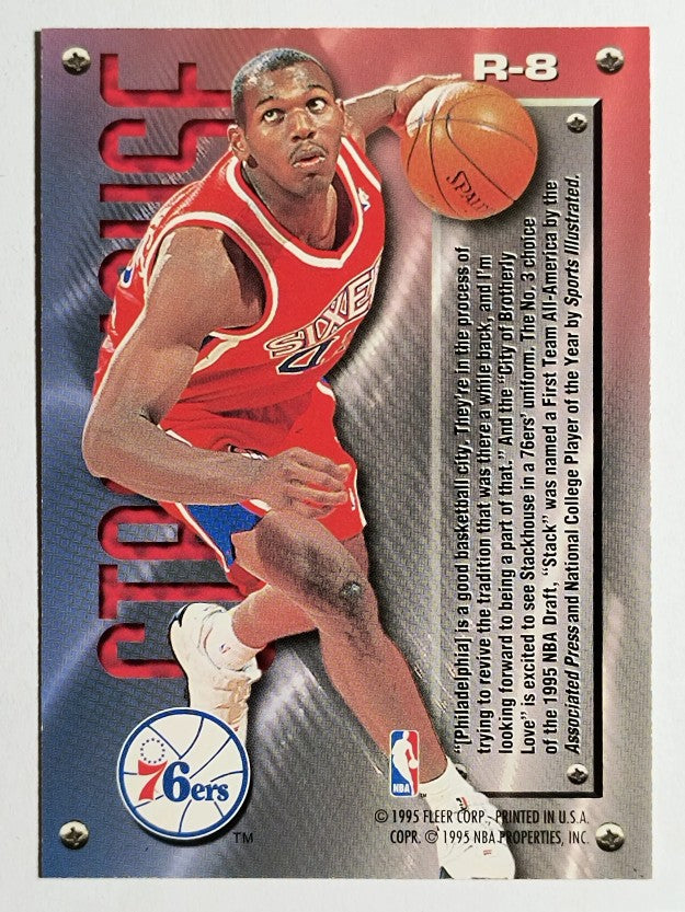 1995-96 Metal Rookie Roll Call #R8 Jerry Stackhouse